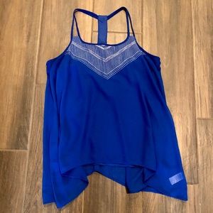 Royal Blue Tank Blouse